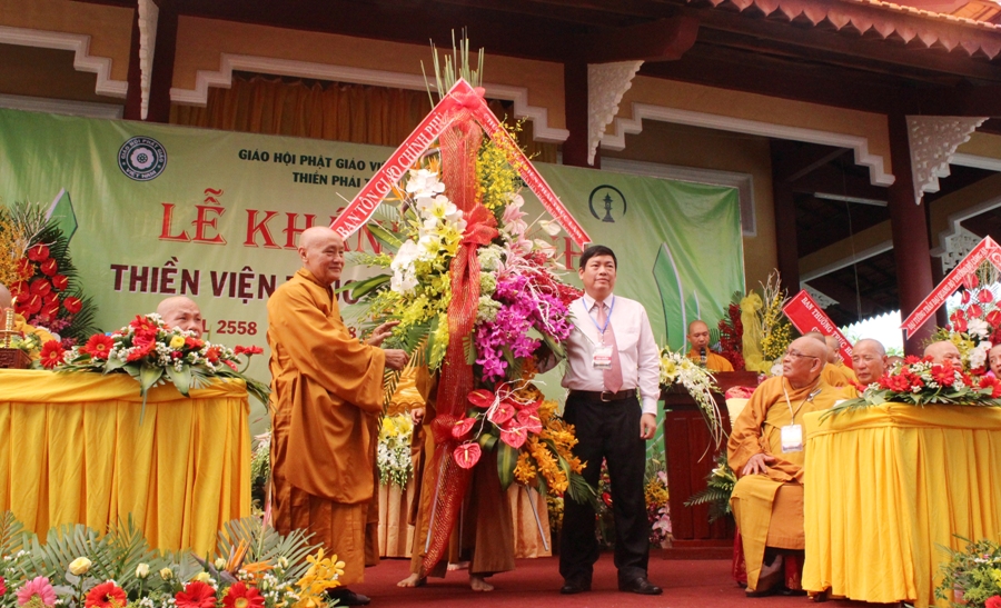 Binh Duong province holds a ceremony to inaugurate Truc Lam Thanh Nguyen Zen Monastery